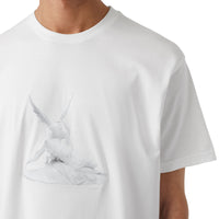 WHITE T-shirt oversize en coton à imprimé Cupidon