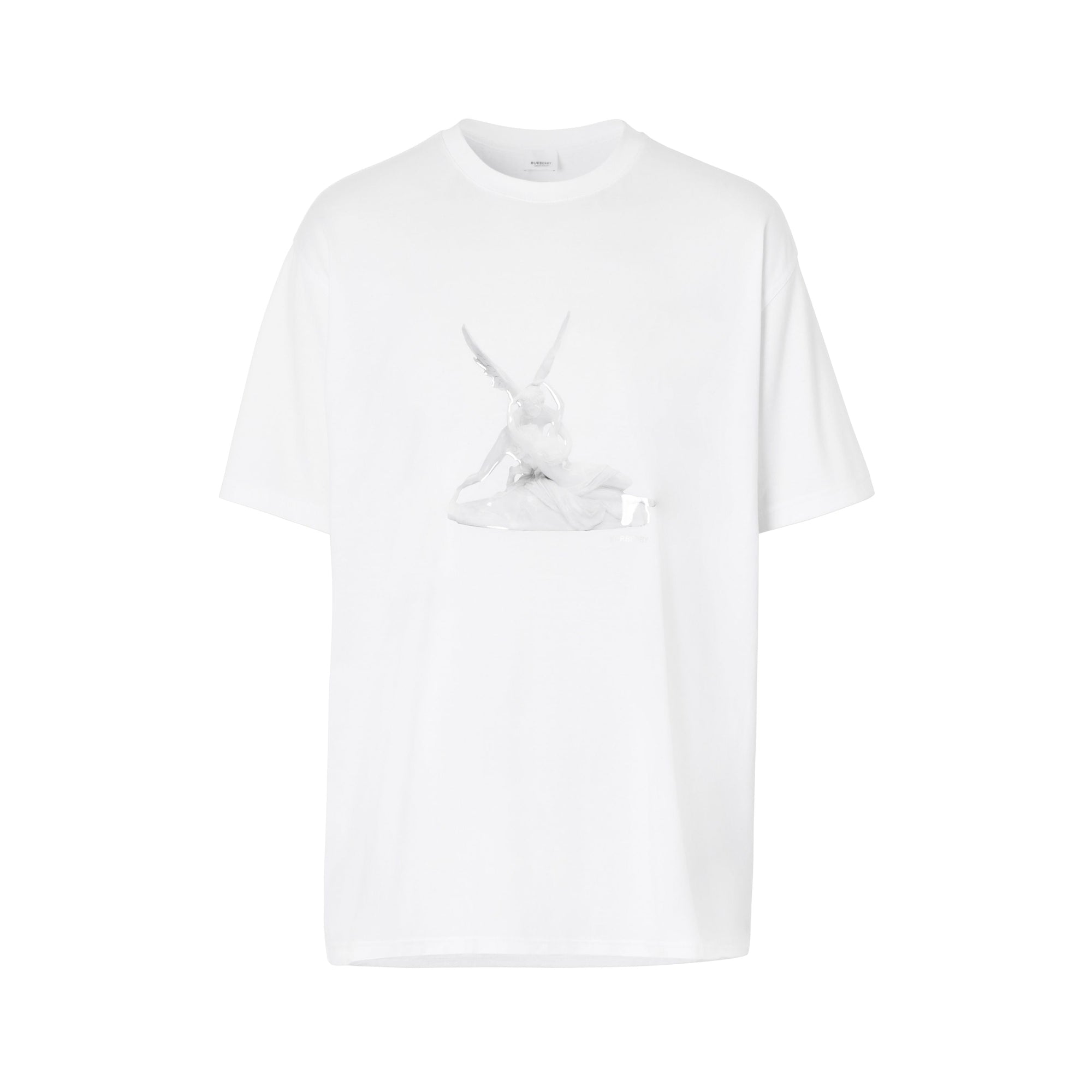 WHITE T-shirt oversize en coton à imprimé Cupidon