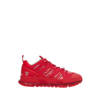 Sneakers union en nylon et cuir - Rouge vif