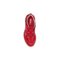 Sneakers union en nylon et cuir - Rouge vif