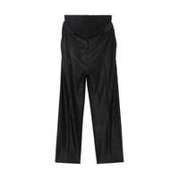 BLACK Pantalon en jersey à double ceinture