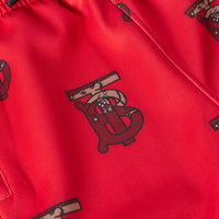 Pantalon de survêtement en néoprène monogram - Rouge vif
