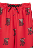 Pantalon de survêtement en néoprène monogram - Rouge vif