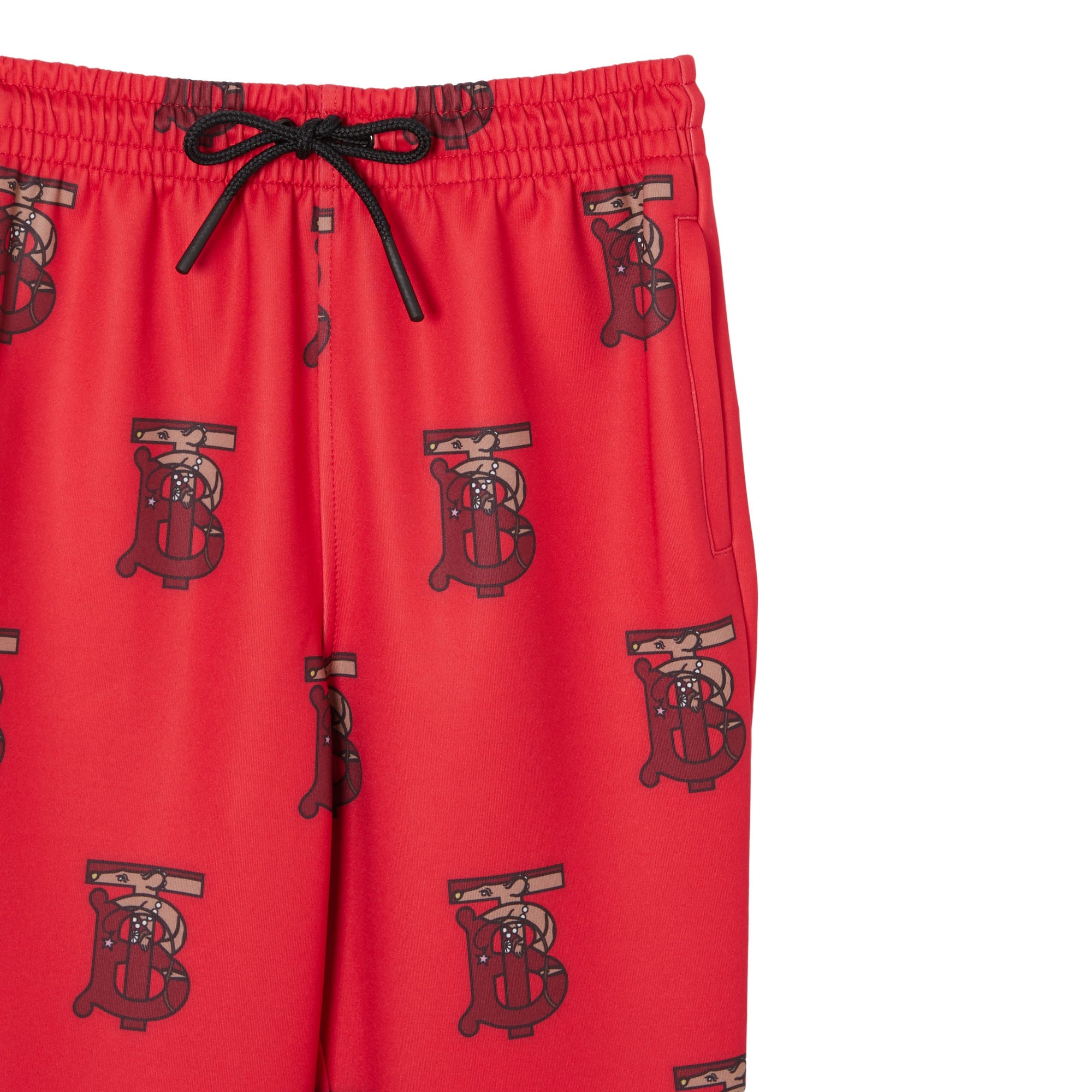 Pantalon de survêtement en néoprène monogram - Rouge vif