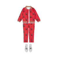 Pantalon de survêtement en néoprène monogram - Rouge vif