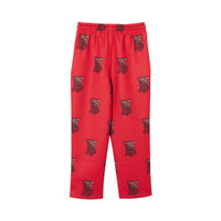 Pantalon de survêtement en néoprène monogram - Rouge vif