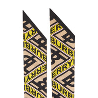 Foulard ultrafin en soie à logo - Jaune Canari