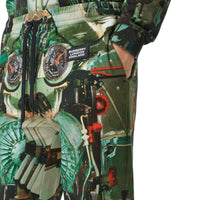 Pantalon de survêtement en jersey à imprimé sous-marin - Vert céladon