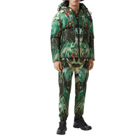 Pantalon de survêtement en jersey à imprimé sous-marin - Vert céladon