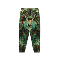 Pantalon de survêtement en jersey à imprimé sous-marin - Vert céladon