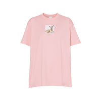 CANDY PINK T-shirt en coton à imprimé daim