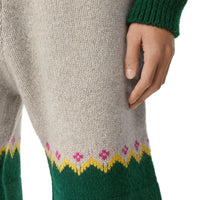 Short en laine à cordon de serrage et motif fair isle - Sésame