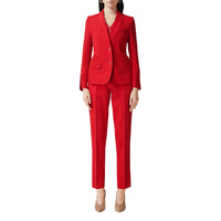 BRIGHT RED Pantalon tailleur en laine