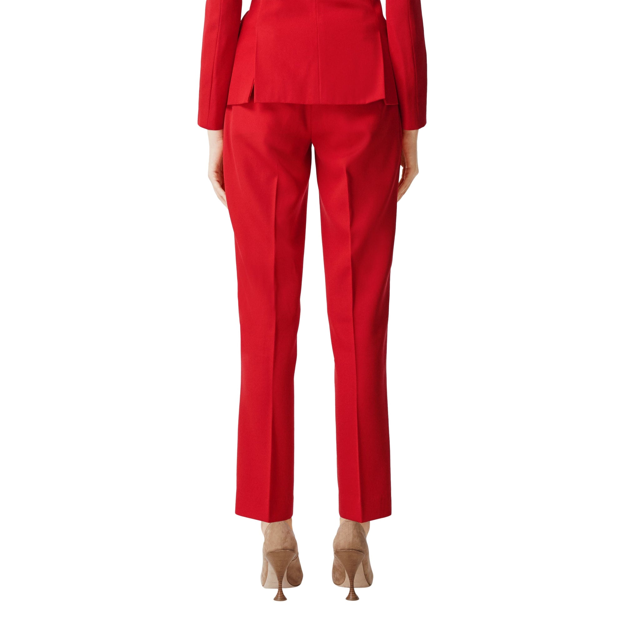 BRIGHT RED Pantalon tailleur en laine