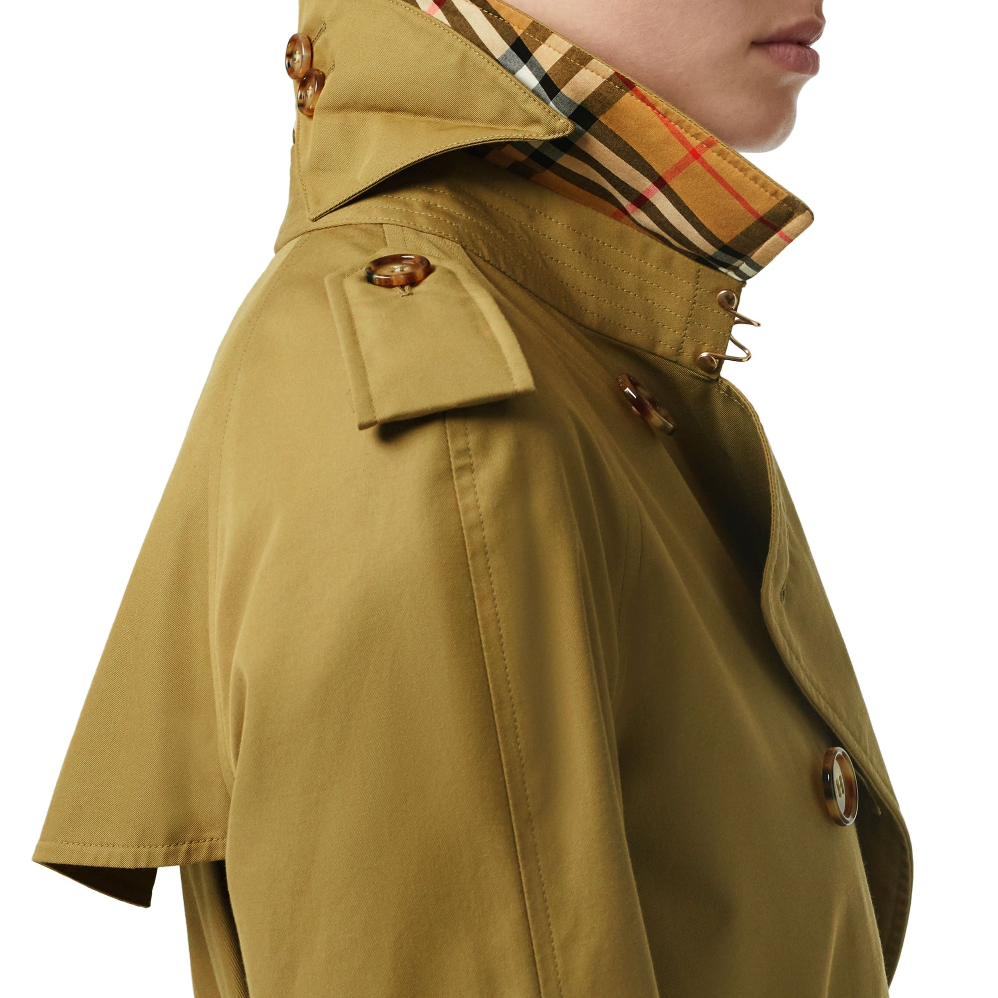 RICH OLIVE Trench The Waterloo