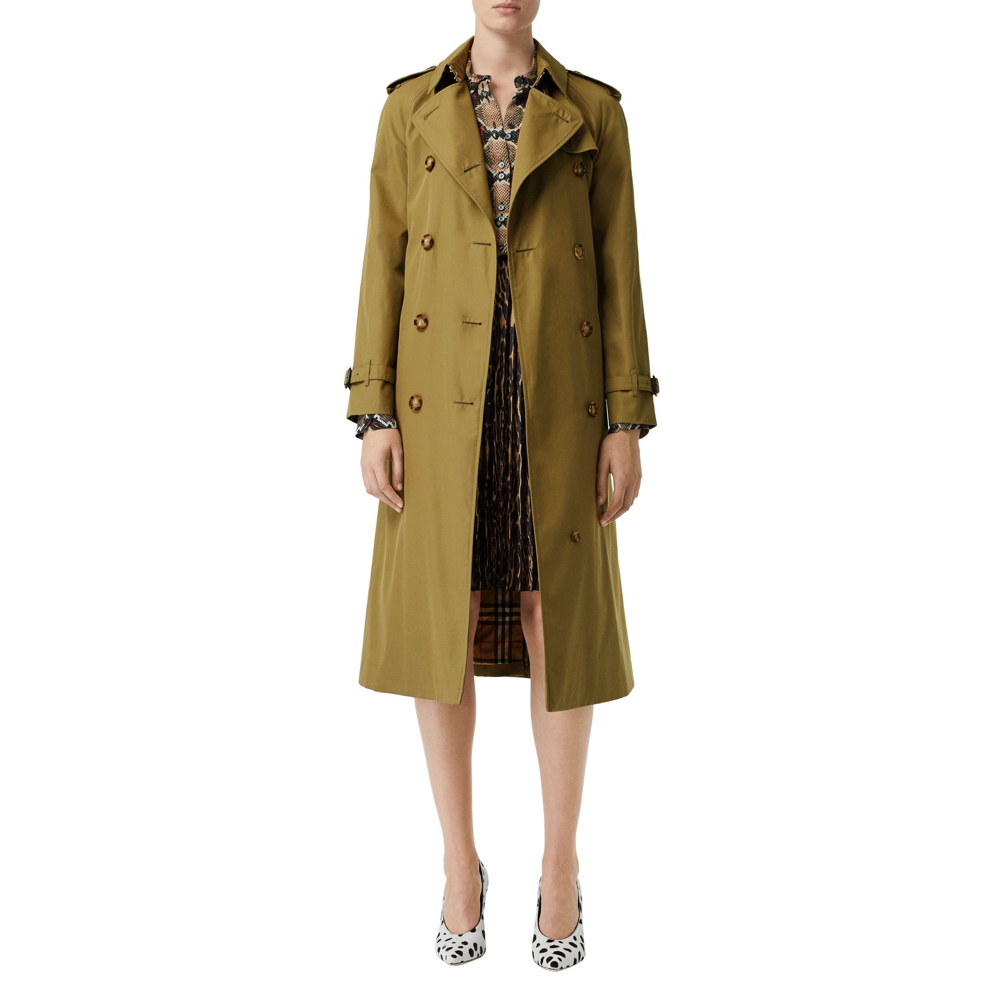 RICH OLIVE Trench The Waterloo