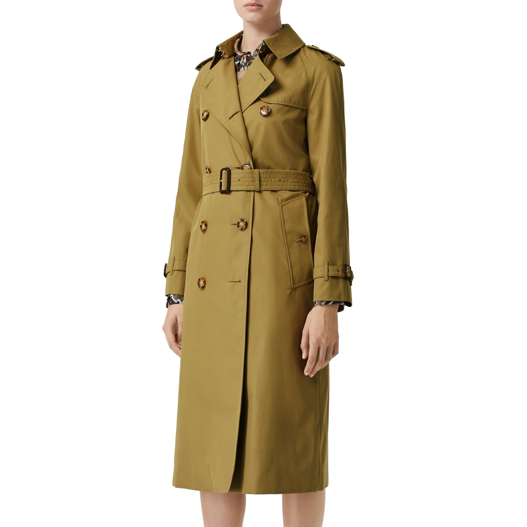 RICH OLIVE Trench The Waterloo