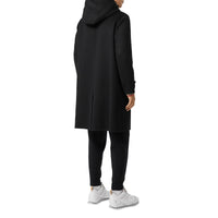 BLACK Manteau à capuche en cachemire double face