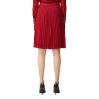 BRIGHT RED IP PAT Jupe plissée Monogram
