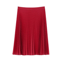 BRIGHT RED IP PAT Jupe plissée Monogram