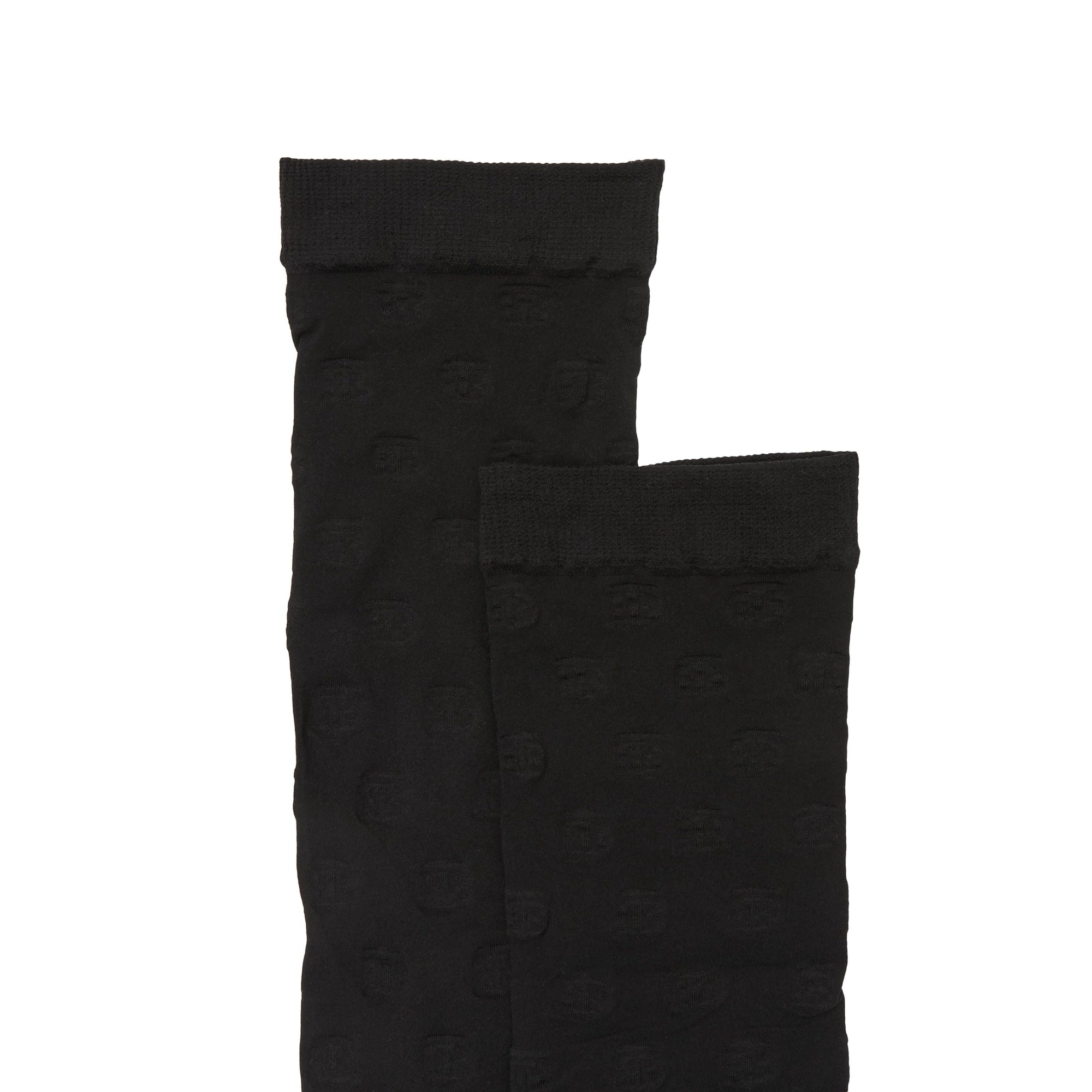 Chaussettes monogram - Noir