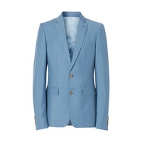 STEEL BLUE Veste de costume en laine et mohair