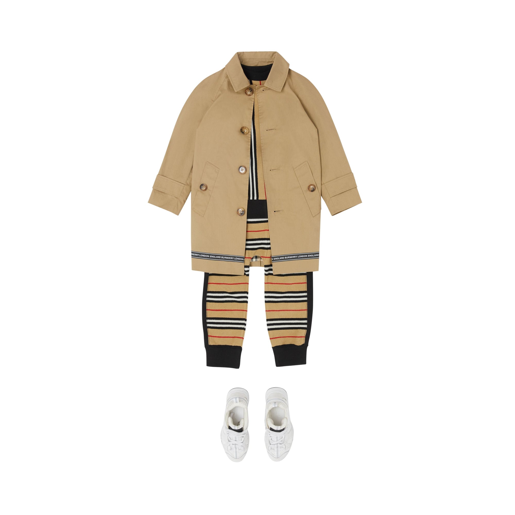 HONEY Paletot en coton avec bande à logo