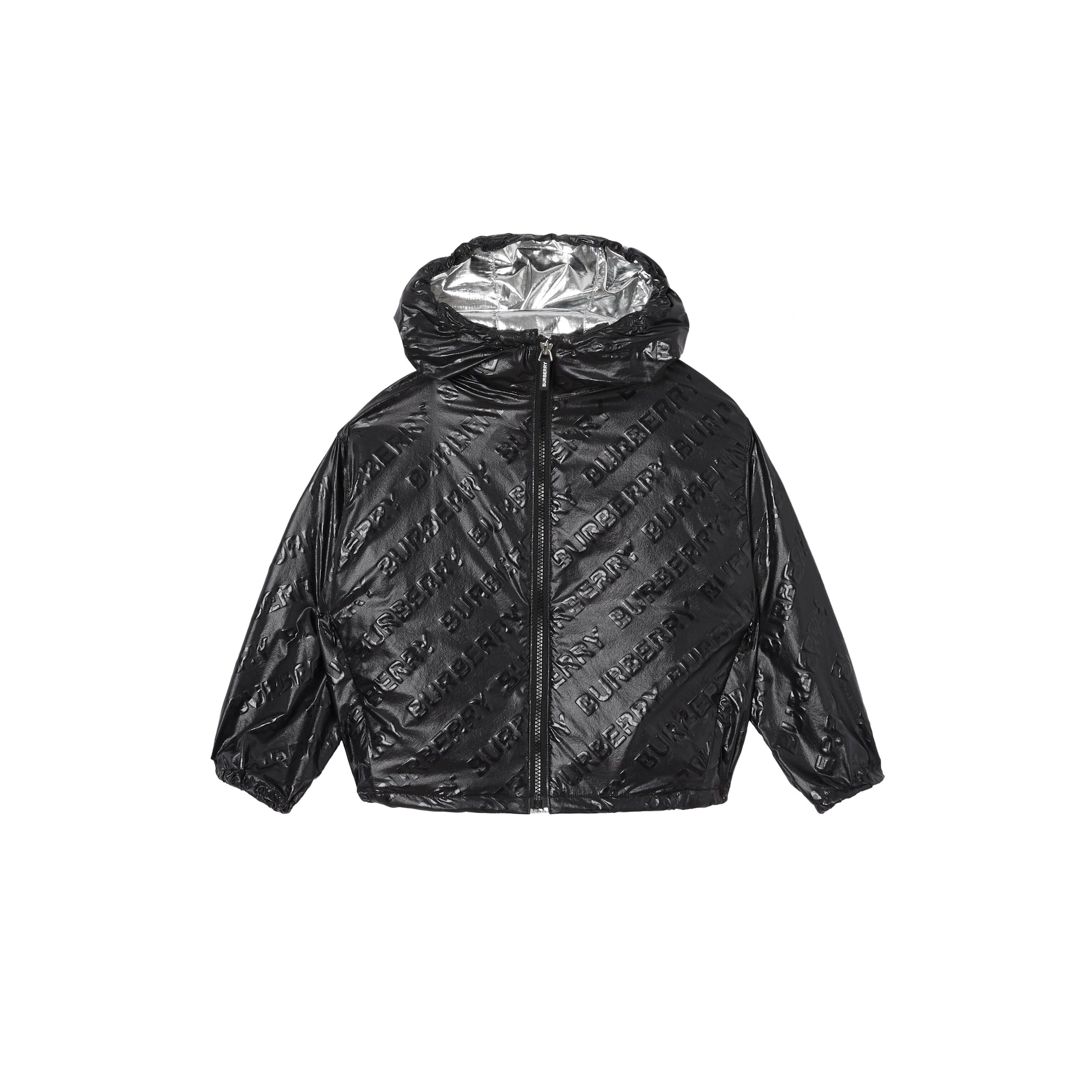 BLACK Veste légère à capuche avec logo