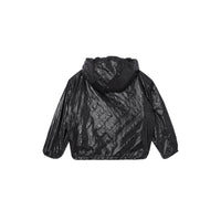 BLACK Veste légère à capuche avec logo