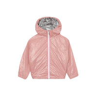 DUSTY PINK Veste légère à capuche avec logo