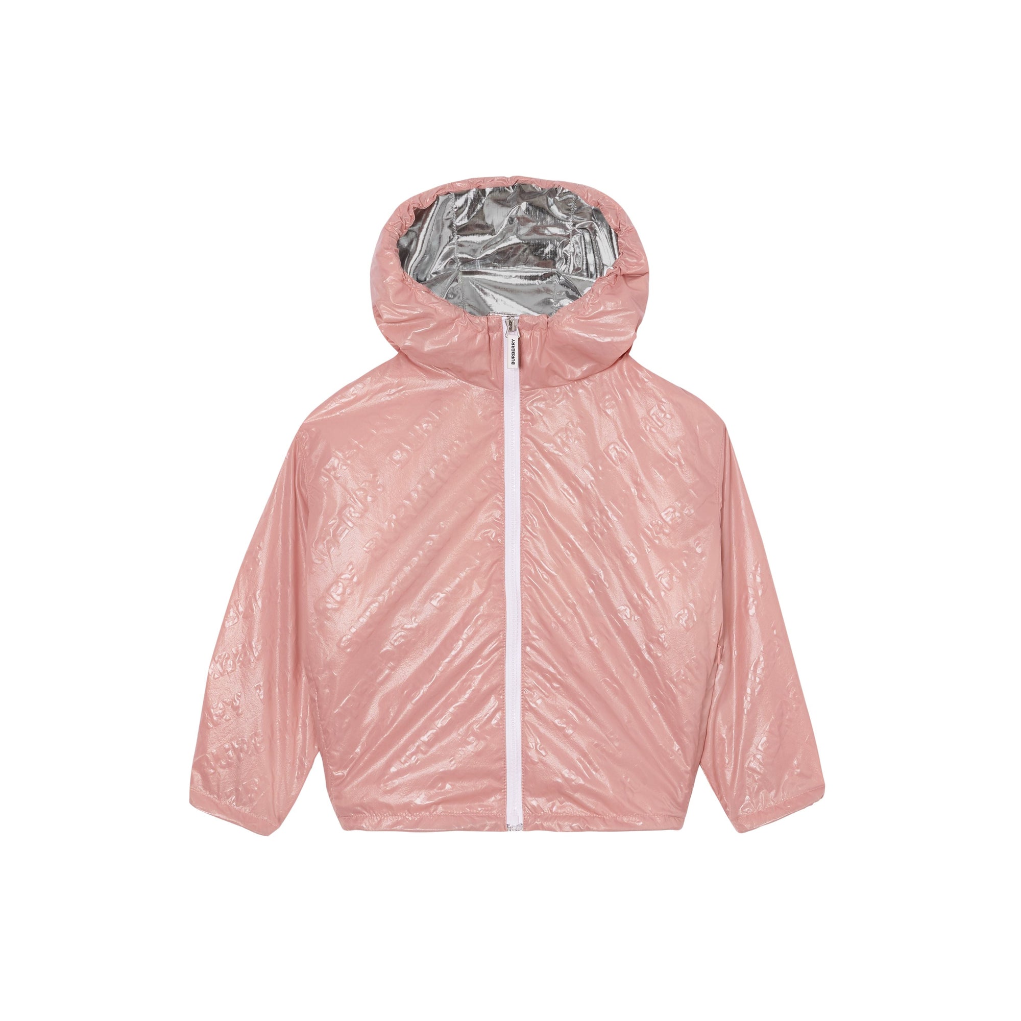DUSTY PINK Veste légère à capuche avec logo