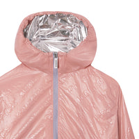 DUSTY PINK Veste légère à capuche avec logo