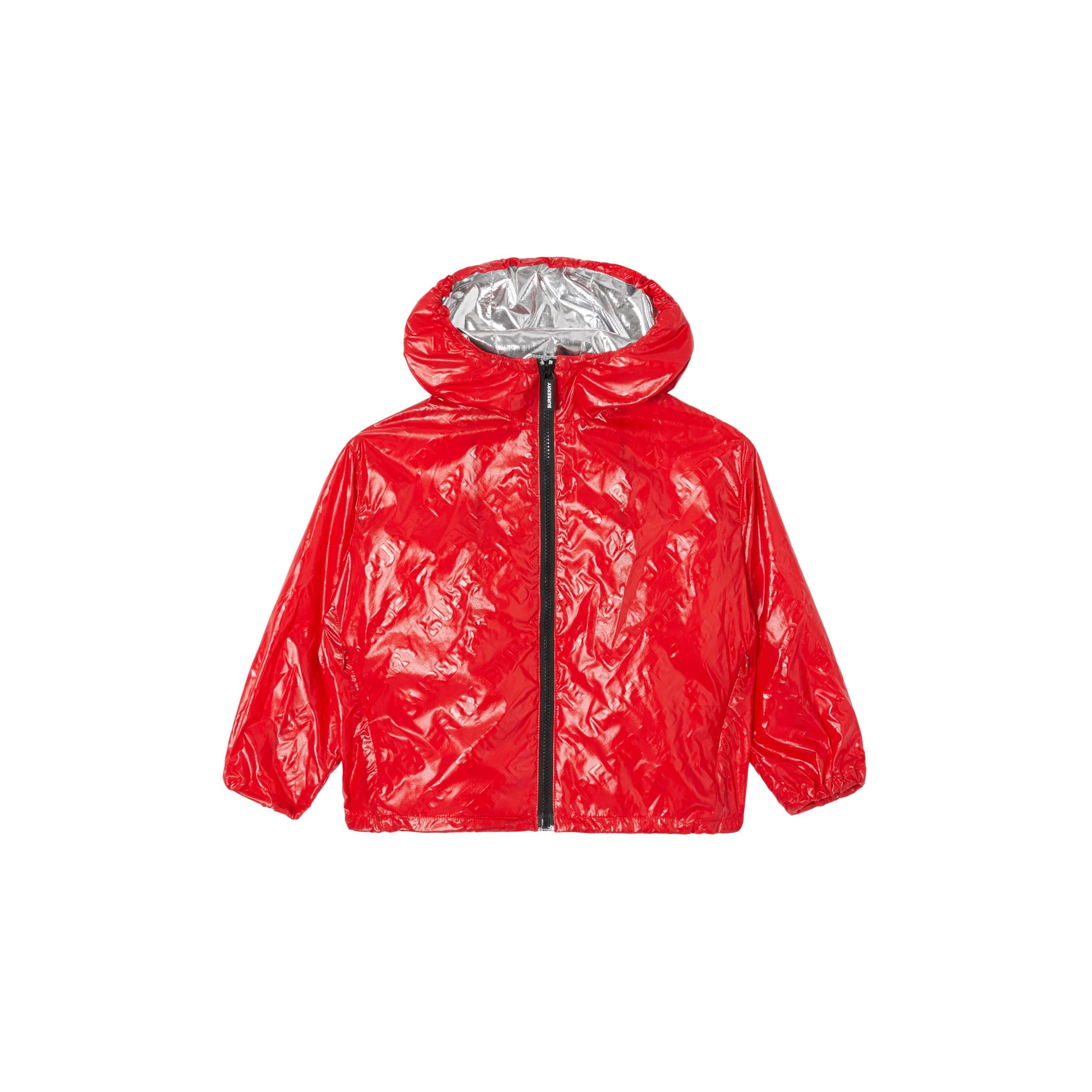 BRIGHT RED Veste légère à capuche avec logo