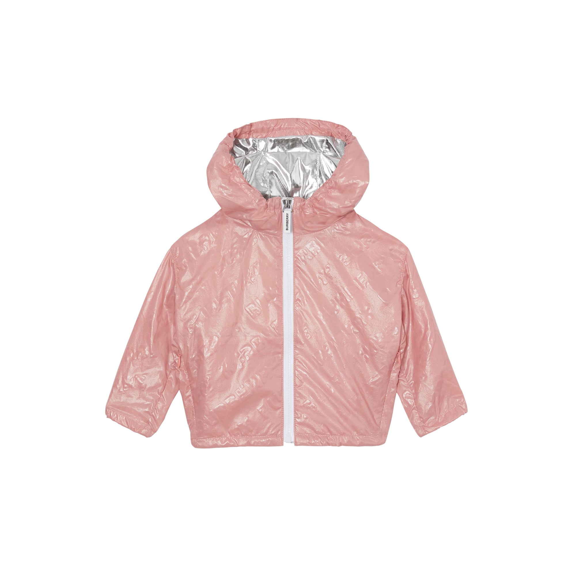 DUSTY PINK Veste légère à capuche avec logo
