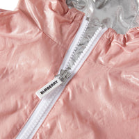 DUSTY PINK Veste légère à capuche avec logo