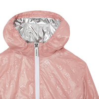 DUSTY PINK Veste légère à capuche avec logo