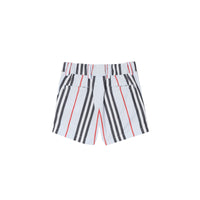 PALE BLUE Short chino en coton à rayures iconiques