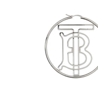 PALLADIO Créoles plaquées palladium Monogram