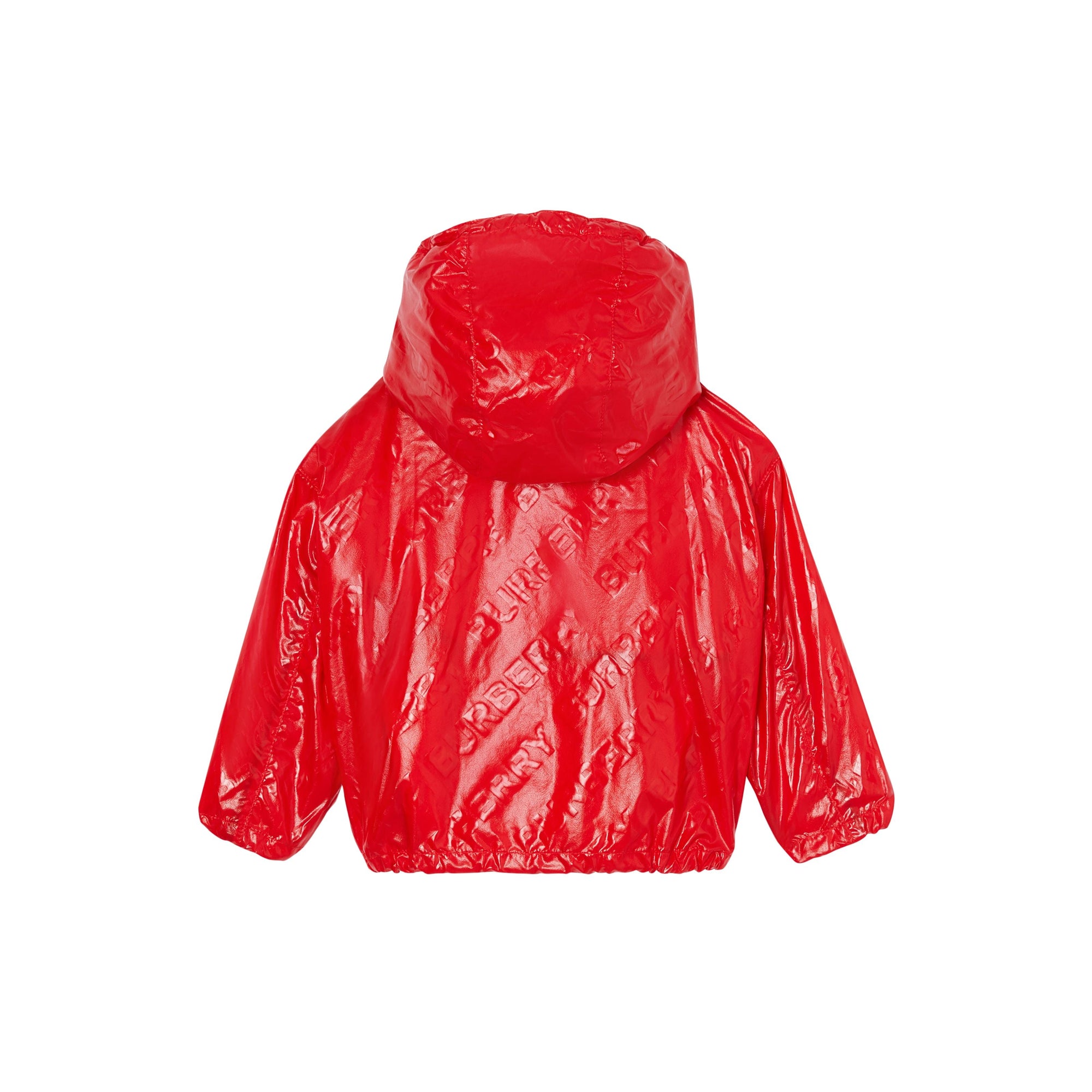 BRIGHT RED Veste légère à capuche avec logo