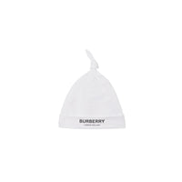 Coffret cadeau deux pièces pour bébé en coton stretch avec logo - Blanc
