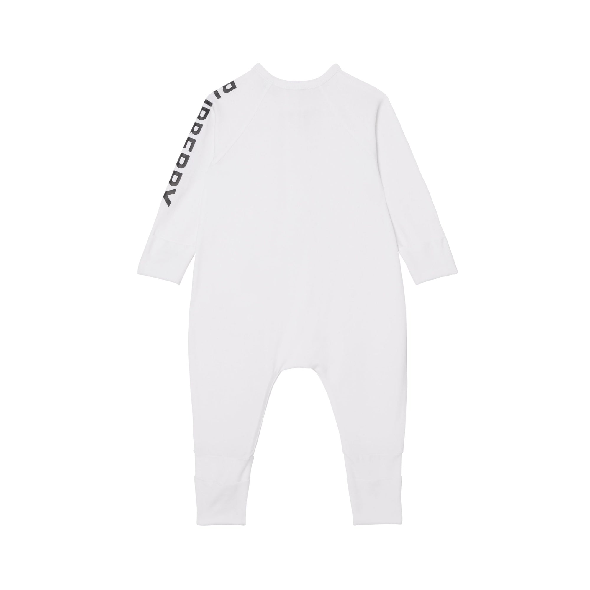 WHITE Coffret cadeau deux pièces pour bébé en coton stretch avec logo