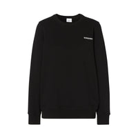 BLACK Sweat-shirt oversize en coton Monogram avec cristaux