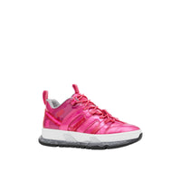 Sneakers union en vinyle et nylon - Fuchsia