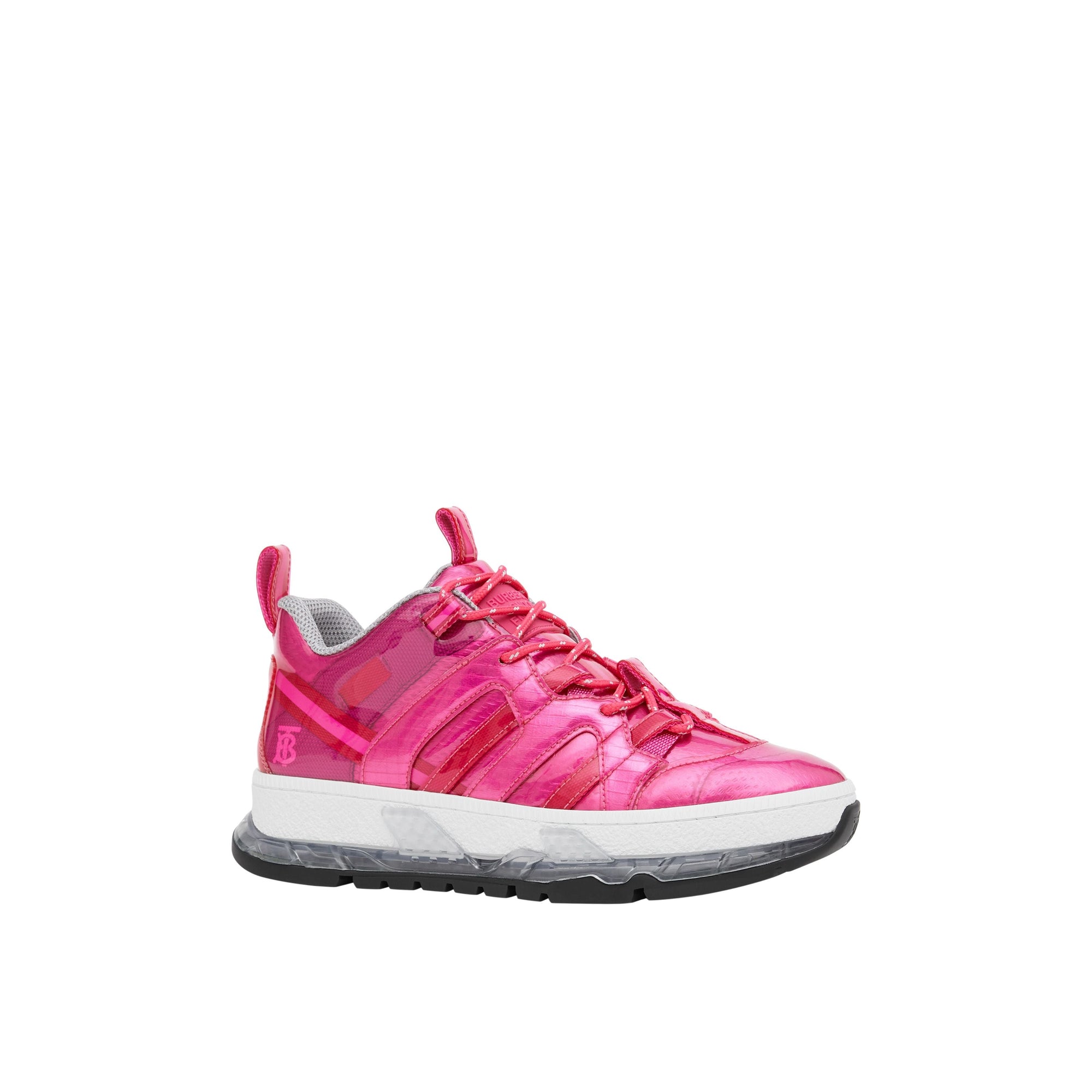 Sneakers union en vinyle et nylon - Fuchsia