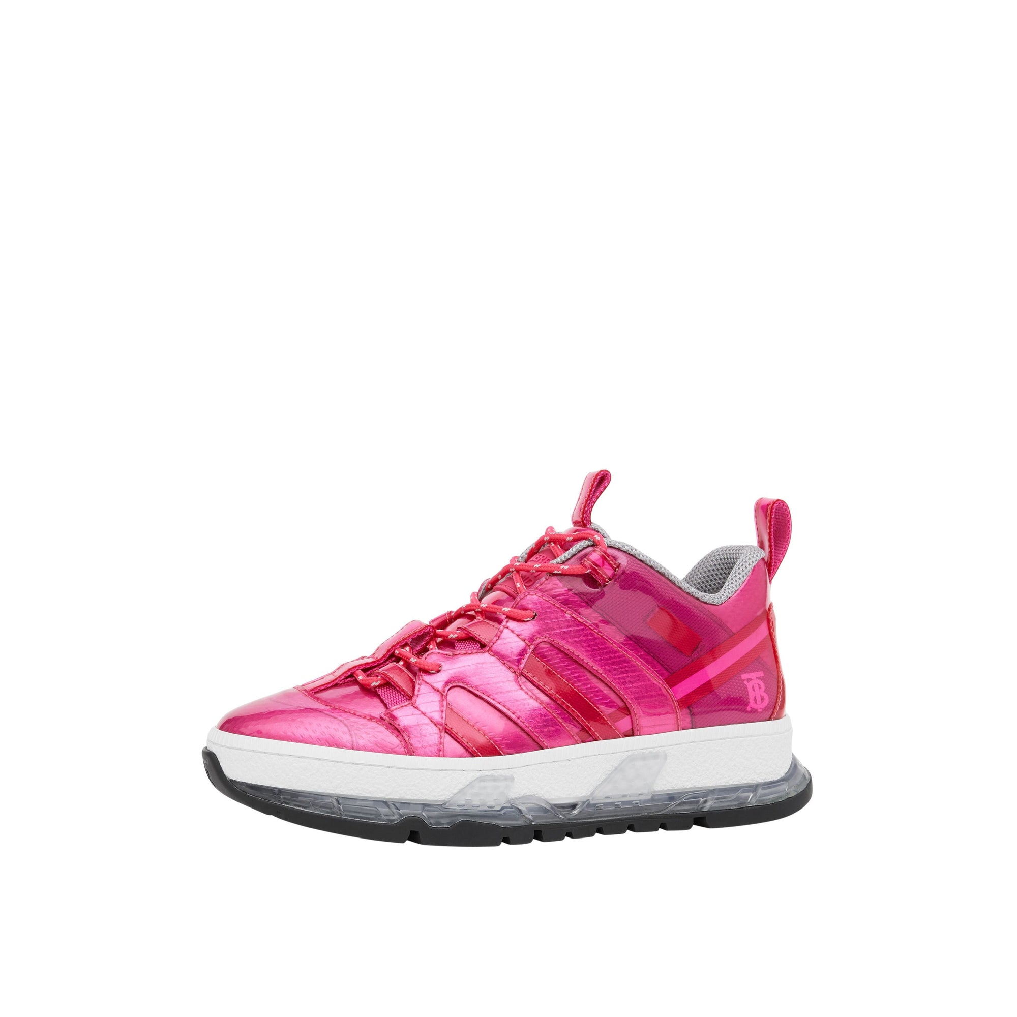 Sneakers union en vinyle et nylon - Fuchsia