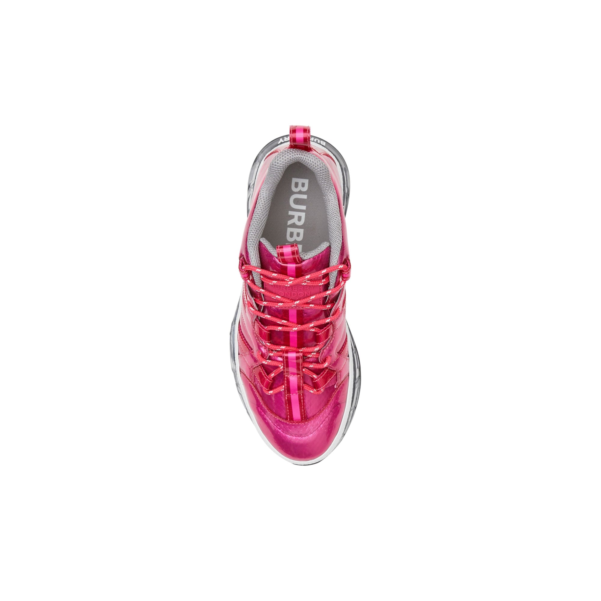 Sneakers union en vinyle et nylon - Fuchsia