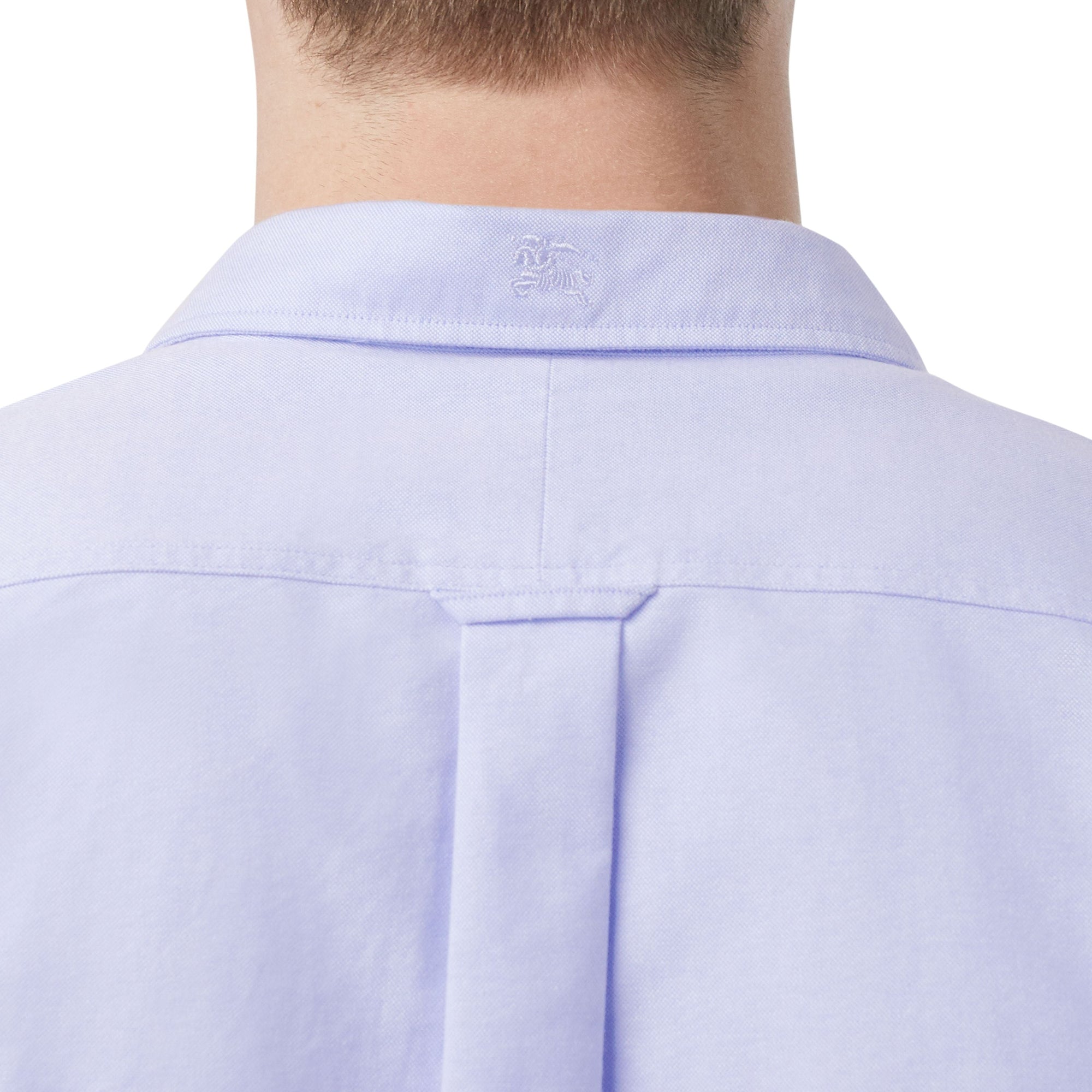 CORNFLOWER BLUE Chemise Oxford en coton à col boutonné
