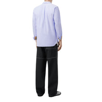 CORNFLOWER BLUE Chemise Oxford en coton à col boutonné