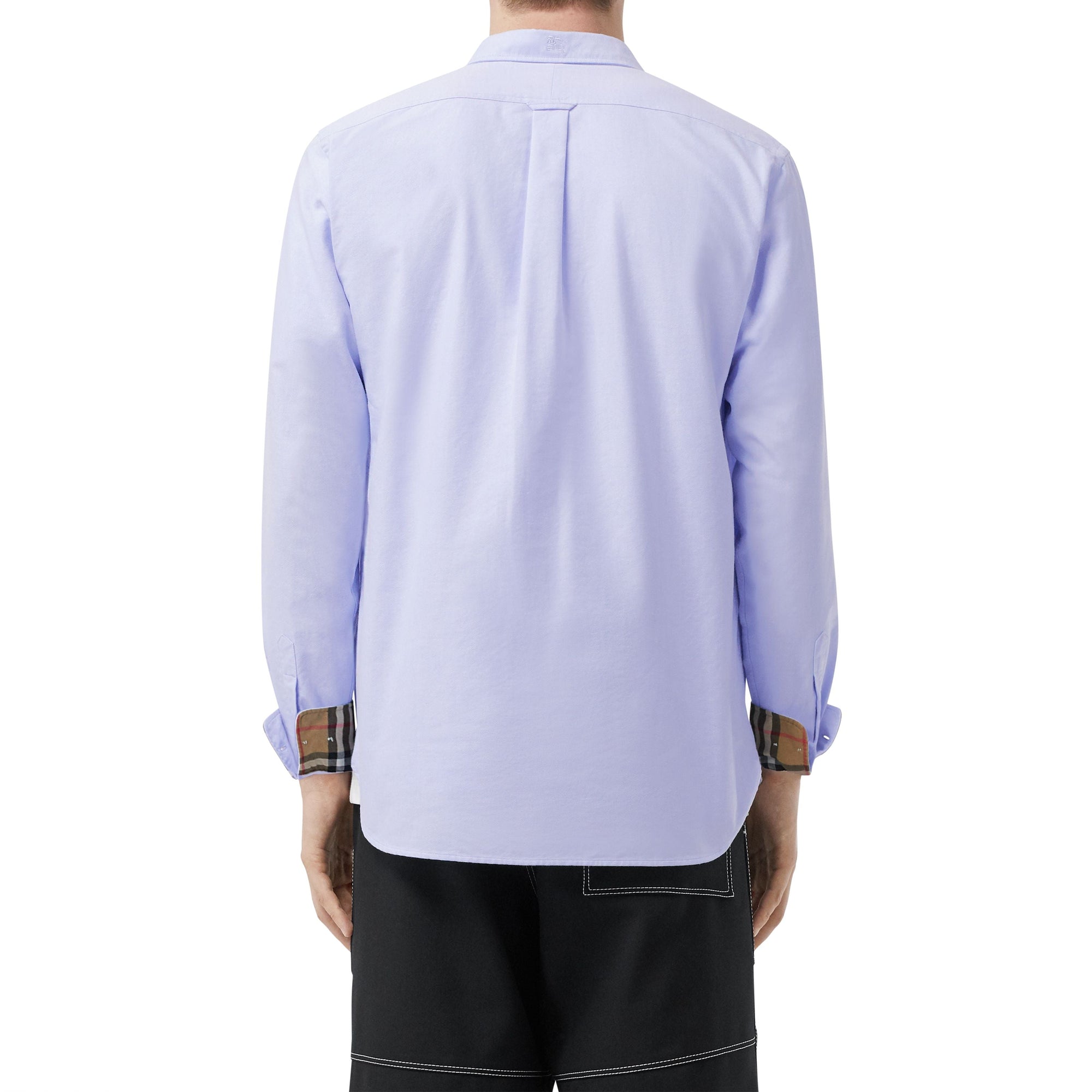 CORNFLOWER BLUE Chemise Oxford en coton à col boutonné