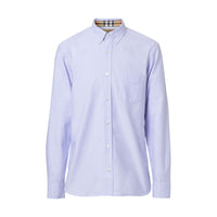 CORNFLOWER BLUE Chemise Oxford en coton à col boutonné